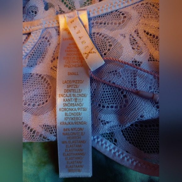 NWT Savage X Fenty Not Sorry Lavender Lace Cheeky Panties ~ Sz S - Picture 6 of 6